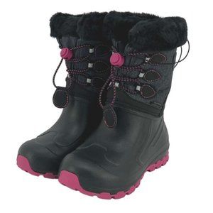 XTMN | Girl's Winter Boots | Black & Pink | Size 12